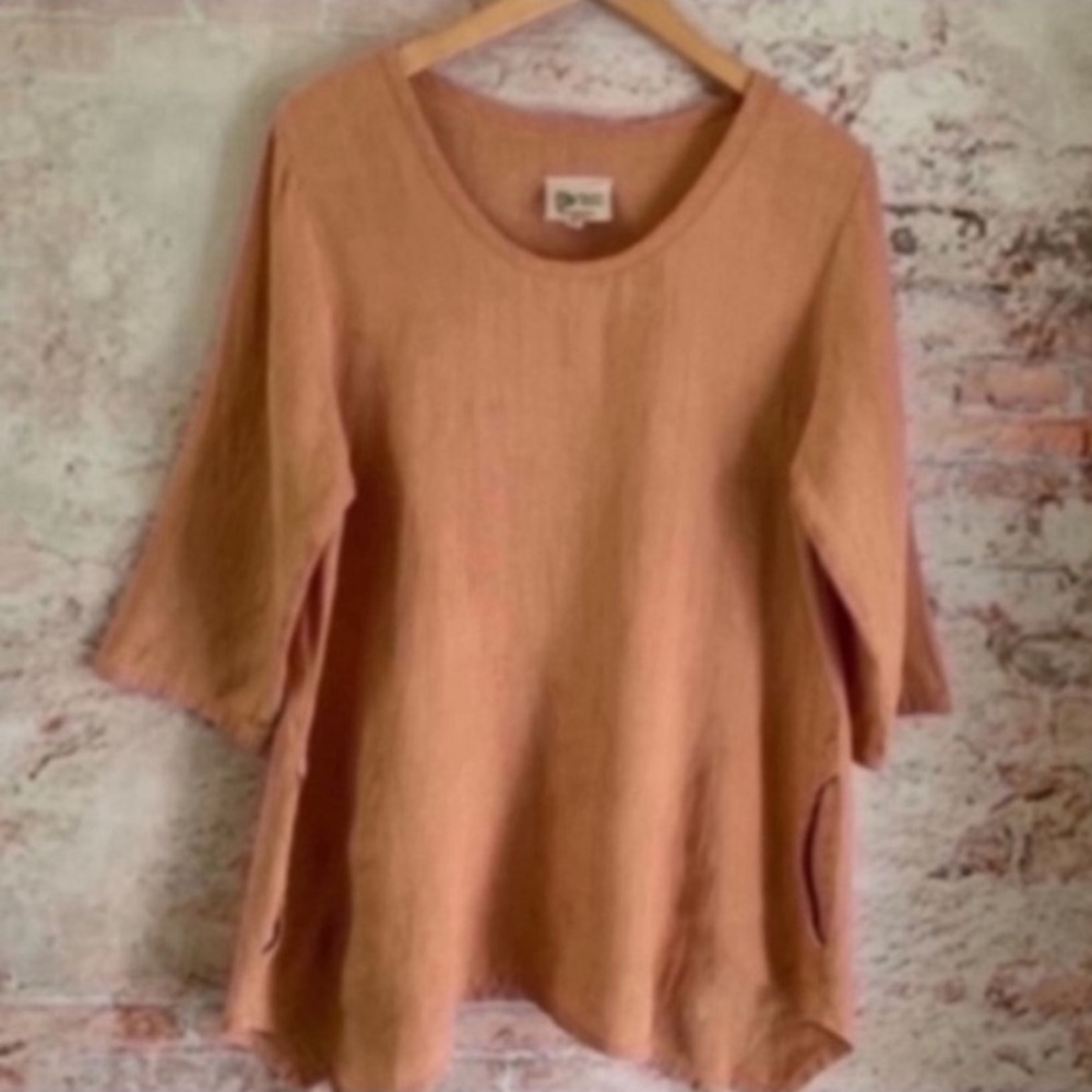 Heart’s Desire by Mary Grace Linen Lagenlook Top